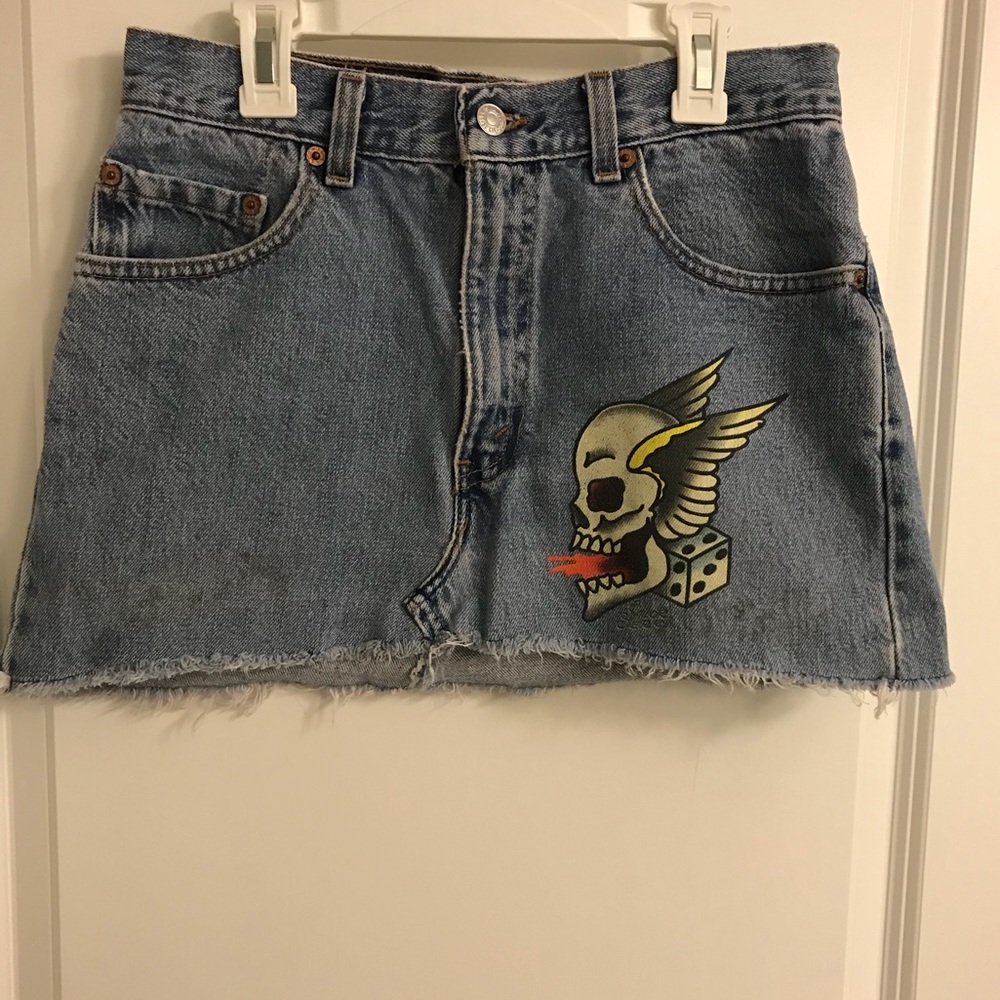 Levi’s Jean Skirt - Sailor Jerry for Urban Renewal